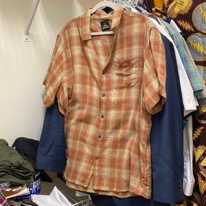 Men’s Prana Short Sleeved Button Up Shirt